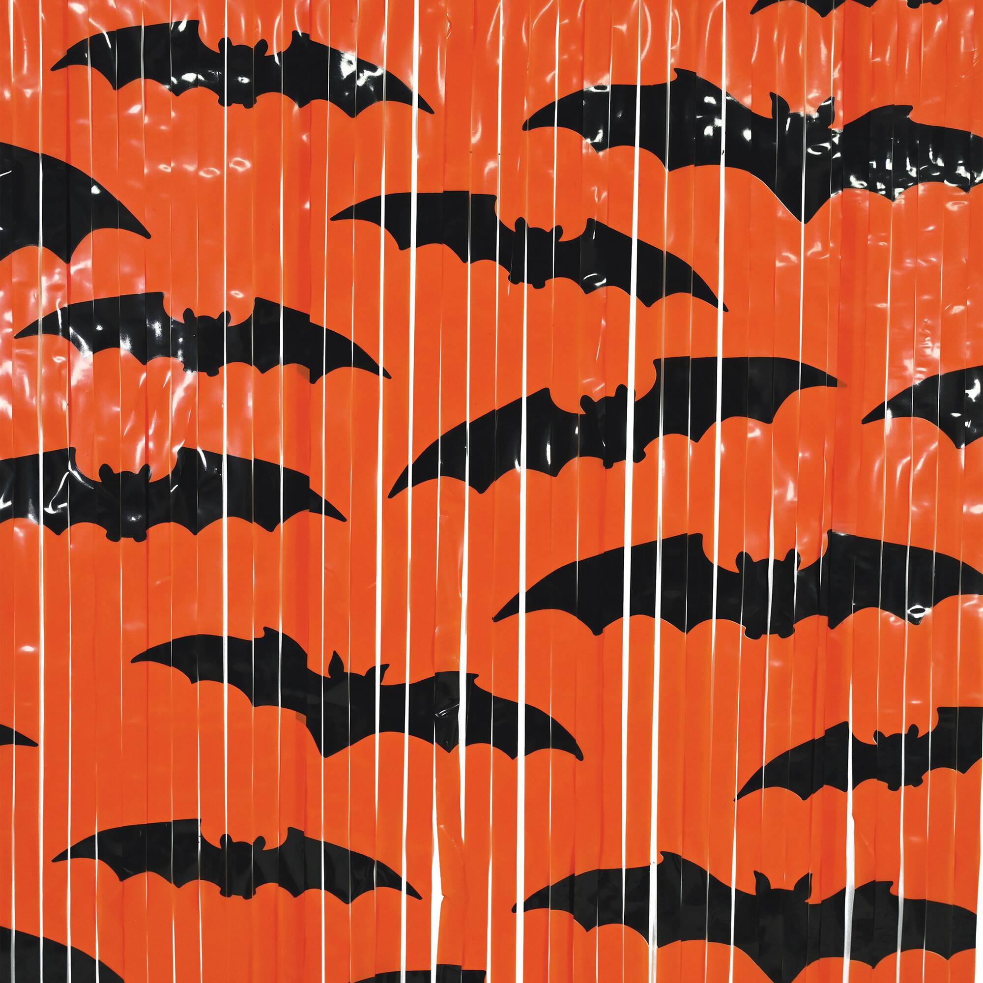 Beistle 8ft. Bat One-Ply Plastic Fringe Curtain